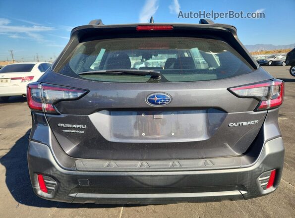 4S4BTAAC0L3234703 2020 SUBARU OUTBACK Серебряный Вид сзади