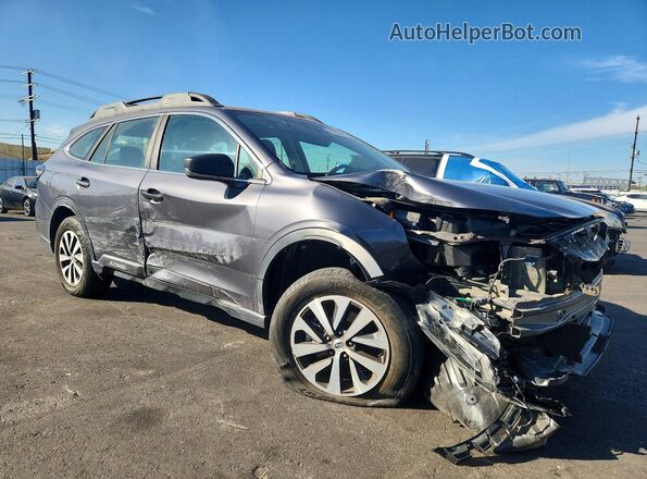 4S4BTAAC0L3234703 2020 SUBARU OUTBACK Серебряный Передняя правая четверть