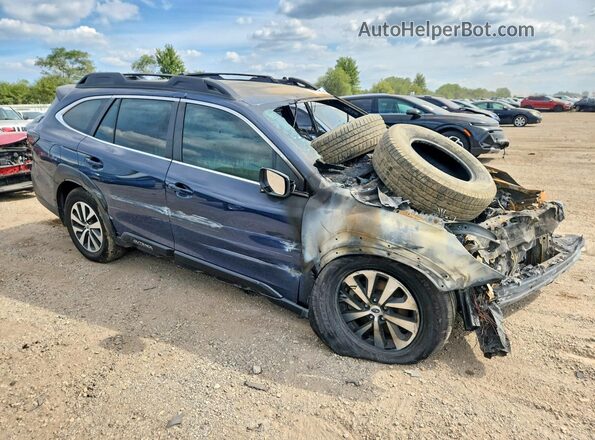 4S4BTAAC0R3116949 2024 SUBARU OUTBACK Blue Առջևի աջ