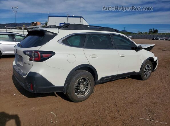 4S4BTAAC3M3190326 2021 SUBARU OUTBACK Белый Задняя правая четверть