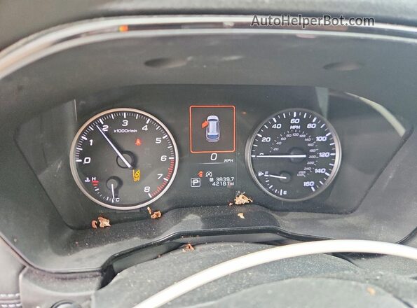 4S4BTAAC6L3261243 2020 SUBARU OUTBACK Синий Вид щитка приборов