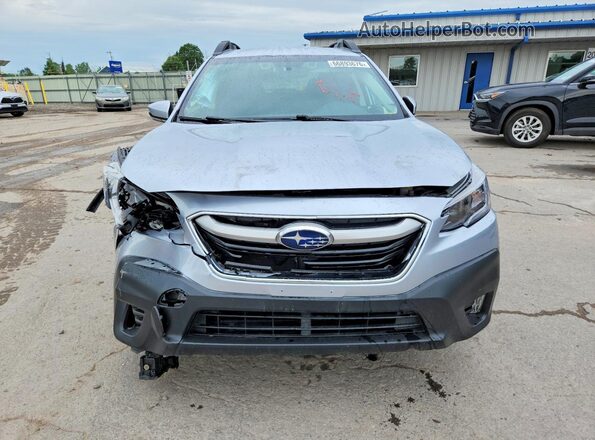 4S4BTACC2L3206625 2020 SUBARU OUTBACK Silver Դիմացի տեսք