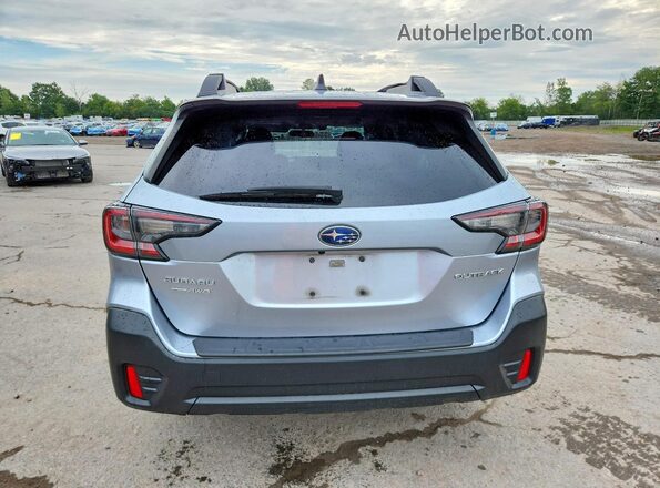 4S4BTACC2L3206625 2020 SUBARU OUTBACK Silver Հետևի տեսք