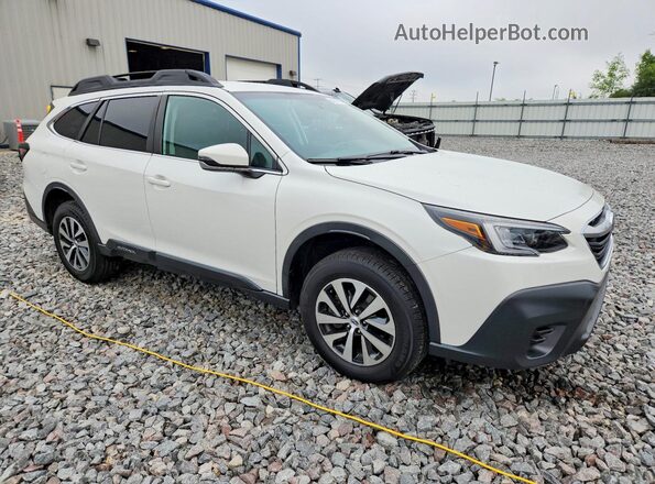4S4BTACC3L3143342 2020 SUBARU OUTBACK White Front right
