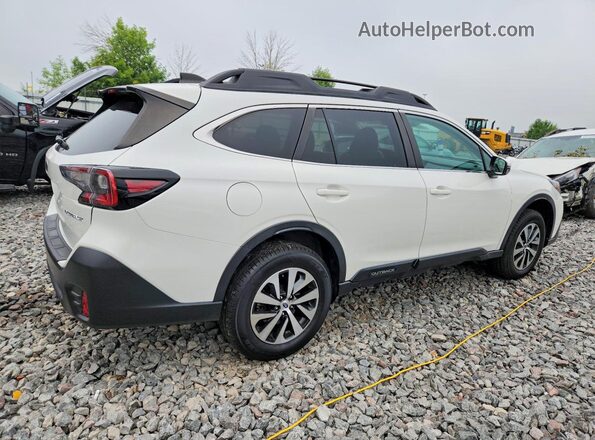 4S4BTACC3L3143342 2020 SUBARU OUTBACK White Rear right