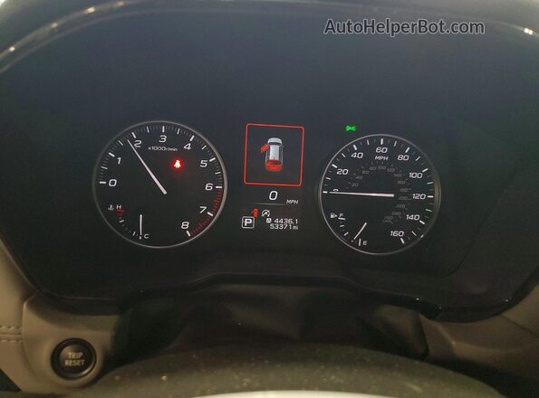 4S4BTACC3R3206139 2024 SUBARU OUTBACK Black Вид щитка приладів