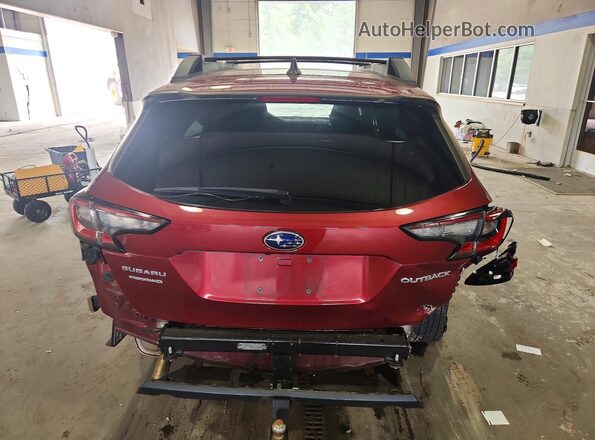 4S4BTACC7N3197889 2022 SUBARU OUTBACK Burgundy Widok z tyłu