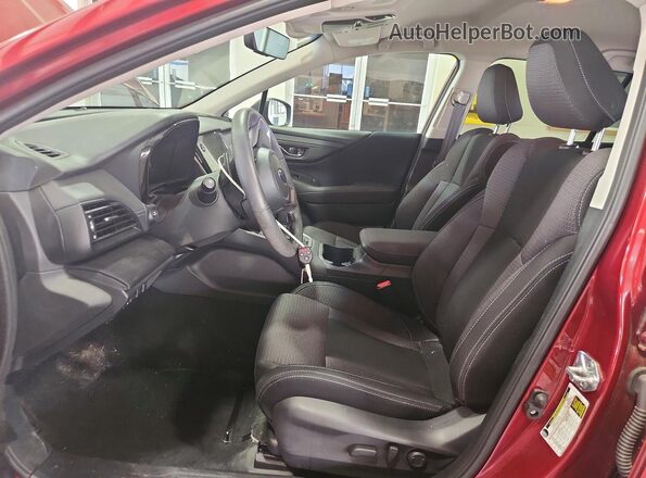 4S4BTACC7N3197889 2022 SUBARU OUTBACK Burgundy Widok wnętrza z przodu