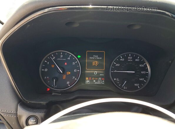 4S4BTACC9P3199243 2023 SUBARU OUTBACK Black Instrument cluster view