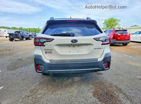 4S4BTAEC1L3183979 2020 SUBARU OUTBACK White Вид ззаду