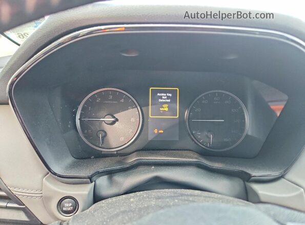 4S4BTAEC1L3183979 2020 SUBARU OUTBACK White Вид щитка приладів