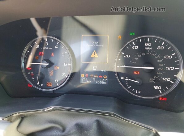 4S4BTAFC1S3204472 2025 SUBARU OUTBACK Silver Вид щитка приладів