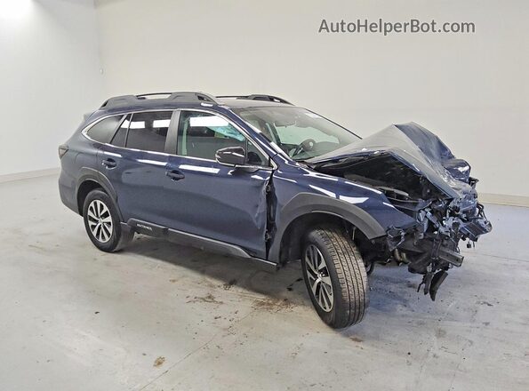 4S4BTAFC4S3195606 2025 SUBARU OUTBACK Blue Передня права чверть
