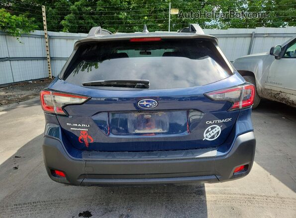 4S4BTAFC7P3125962 2023 SUBARU OUTBACK Blue Вид ззаду