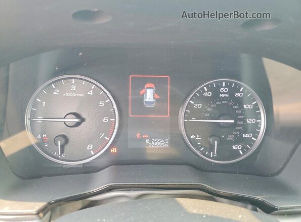 4S4BTAFC8S3250574 2025 SUBARU OUTBACK Gray Instrument cluster view