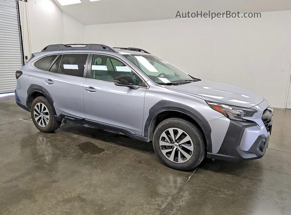4S4BTAFCXR3140913 2024 SUBARU OUTBACK Серебряный Передняя правая четверть