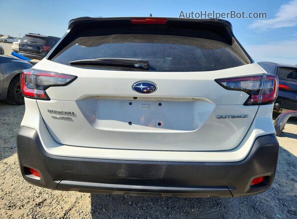 4S4BTAFCXR3222527 2024 SUBARU OUTBACK White Widok z tyłu