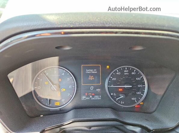 4S4BTAFCXR3222527 2024 SUBARU OUTBACK White Widok zestawu wskaźników