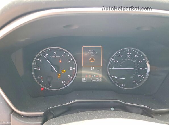 4S4BTALC5L3244821 2020 SUBARU OUTBACK White Вид щитка приладів