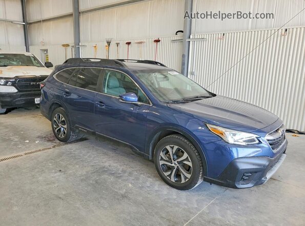 4S4BTAMC0M3170644 2021 SUBARU OUTBACK Blue Front right