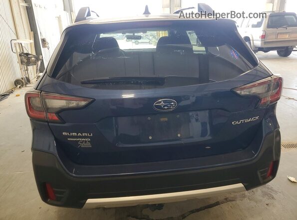 4S4BTAMC0M3170644 2021 SUBARU OUTBACK Blue Rear view