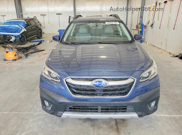 4S4BTAMC0M3170644 2021 SUBARU OUTBACK Blue Front view