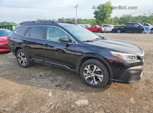 4S4BTAMC4N3137325 2022 SUBARU OUTBACK Black Przód prawy