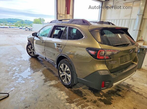 4S4BTANC0L3206765 2020 SUBARU OUTBACK Green Trasero izquierdo