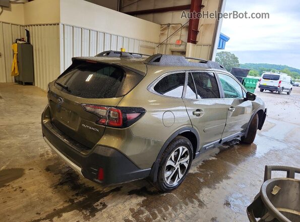 4S4BTANC0L3206765 2020 SUBARU OUTBACK Green Trasero derecho