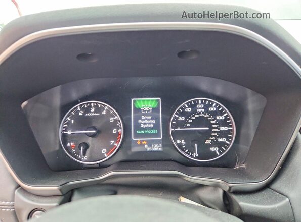 4S4BTANC0M3209151 2021 SUBARU OUTBACK Black Вид щитка приладів