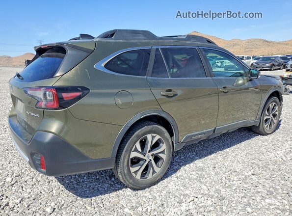4S4BTANC2L3150909 2020 SUBARU OUTBACK Green Trasero derecho