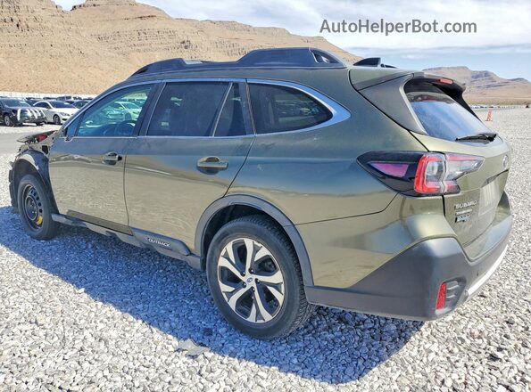 4S4BTANC2L3150909 2020 SUBARU OUTBACK Green Trasero izquierdo