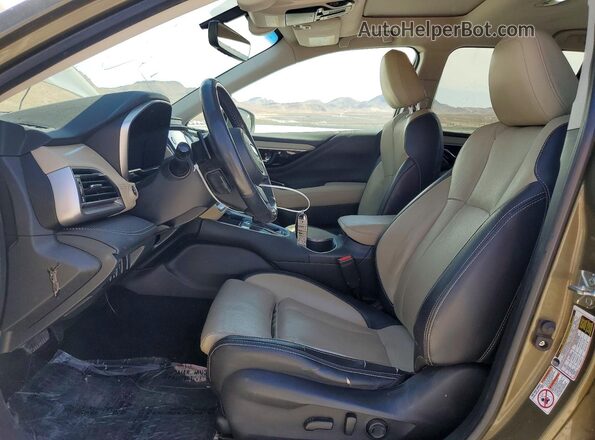 4S4BTANC2L3150909 2020 SUBARU OUTBACK Green Vista interior delantera