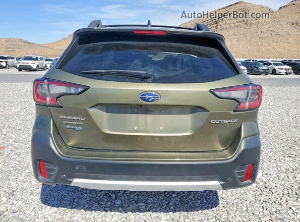 4S4BTANC2L3150909 2020 SUBARU OUTBACK Green Vista trasera