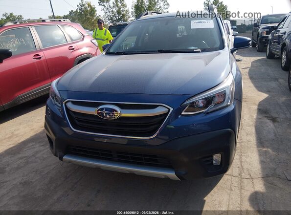 4S4BTANC2M3114154 2021 SUBARU OUTBACK Blue Instrument cluster view