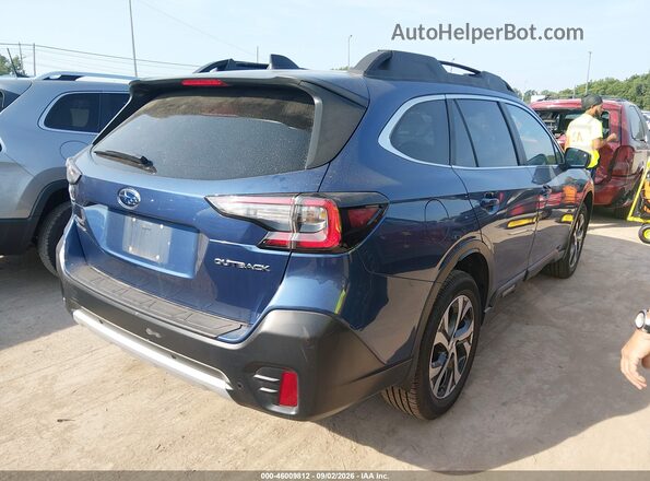 4S4BTANC2M3114154 2021 SUBARU OUTBACK Blue Rear right