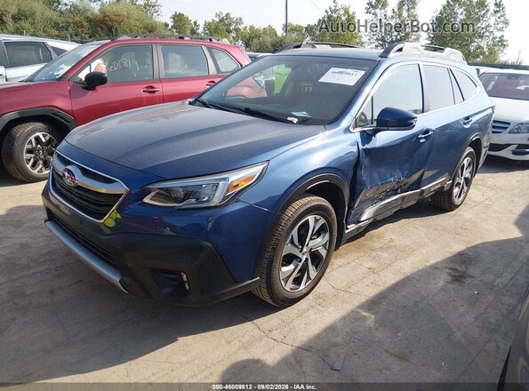 4S4BTANC2M3114154 2021 SUBARU OUTBACK Blue Front left