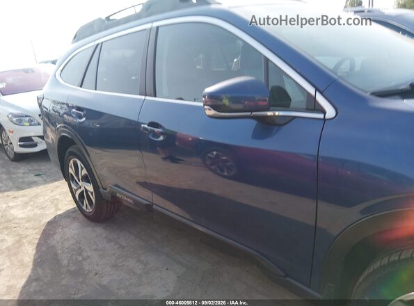 4S4BTANC2M3114154 2021 SUBARU OUTBACK Blue Rear interior view