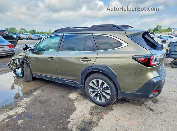 4S4BTANC3P3100414 2023 SUBARU OUTBACK Зеленый Задняя левая четверть