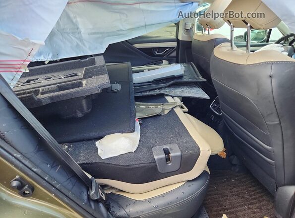 4S4BTANC3P3100414 2023 SUBARU OUTBACK Зеленый Вид задней части салона