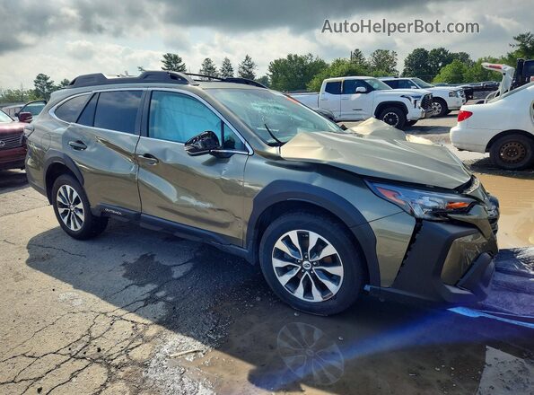 4S4BTANC3P3100414 2023 SUBARU OUTBACK Зеленый Передняя правая четверть
