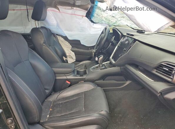 4S4BTANC4L3257492 2020 SUBARU OUTBACK Black Widok wnętrza z przodu