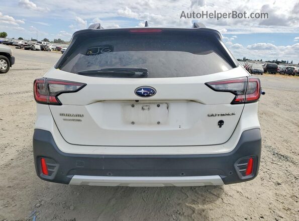 4S4BTANC4N3147206 2022 SUBARU OUTBACK White Հետևի տեսք