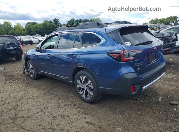 4S4BTANC9N3281113 2022 SUBARU OUTBACK Синий Задняя левая четверть