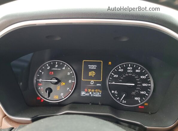 4S4BTAPC2R3223119 2024 SUBARU OUTBACK Green Սարքավորումների վահանակի տեսք