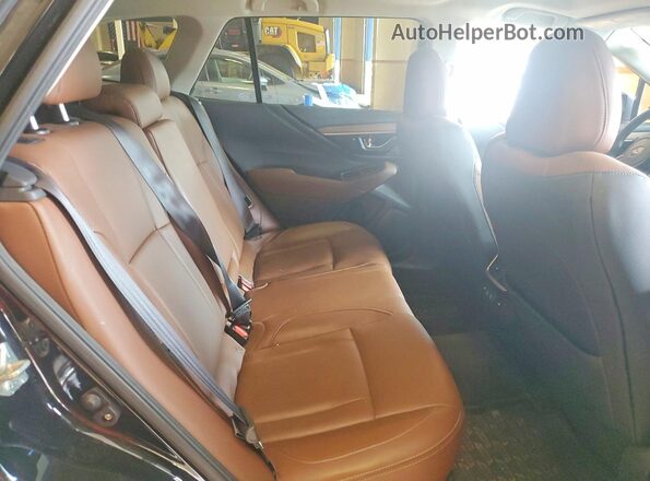 4S4BTAPC9M3111541 2021 SUBARU OUTBACK Black უკანა სალონის ხედი