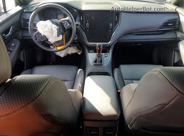 4S4BTGUD3N3278186 2022 SUBARU OUTBACK Black Առջևի վահանակի տեսք