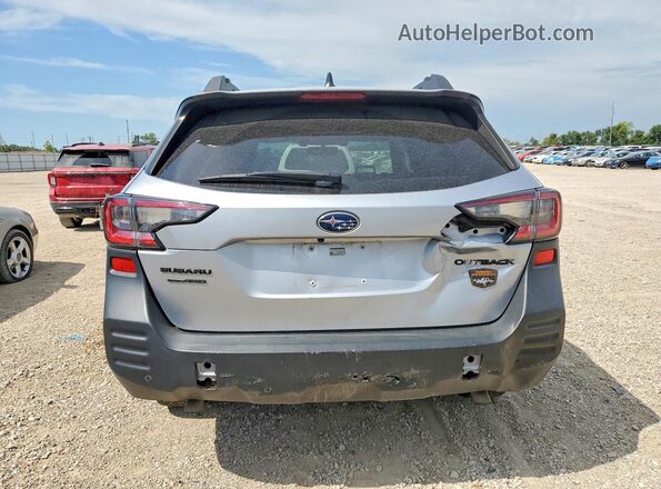 4S4BTGUD5N3281204 2022 SUBARU OUTBACK Silver Вид ззаду