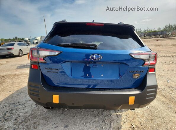 4S4BTGUD5S3172043 2025 SUBARU OUTBACK Blue Вид ззаду
