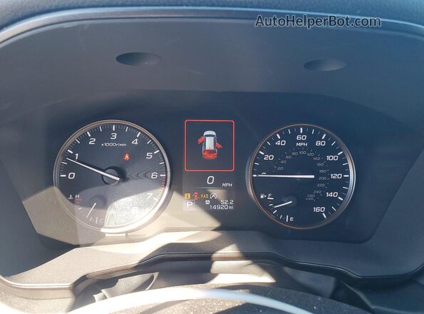 4S4BTGUD8R3131884 2024 SUBARU OUTBACK White Вид щитка приладів
